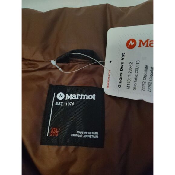 NWT Marmot Men’s Guides Down 2.0 Vest Size XXL Winter Cold Weather Snow M16231 - Picture 3 of 12